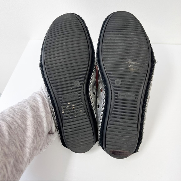 Josef Seibel Perforated Cut Out Double Air Comfort Flat Distressed Metallic 39 - Picture 7 of 7